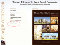 Marriott Minneapolis West Acknwledgement