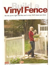 Build A Vinyl Fence